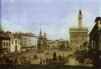 Bellotto, Bernardo - Signoria Square in Florence